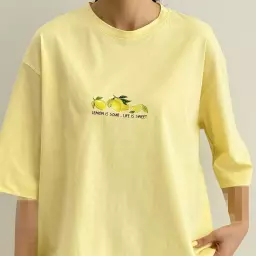 تیشرت باکسی لیمو 1003541