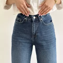 شلوار جین نیم بگ 1004111