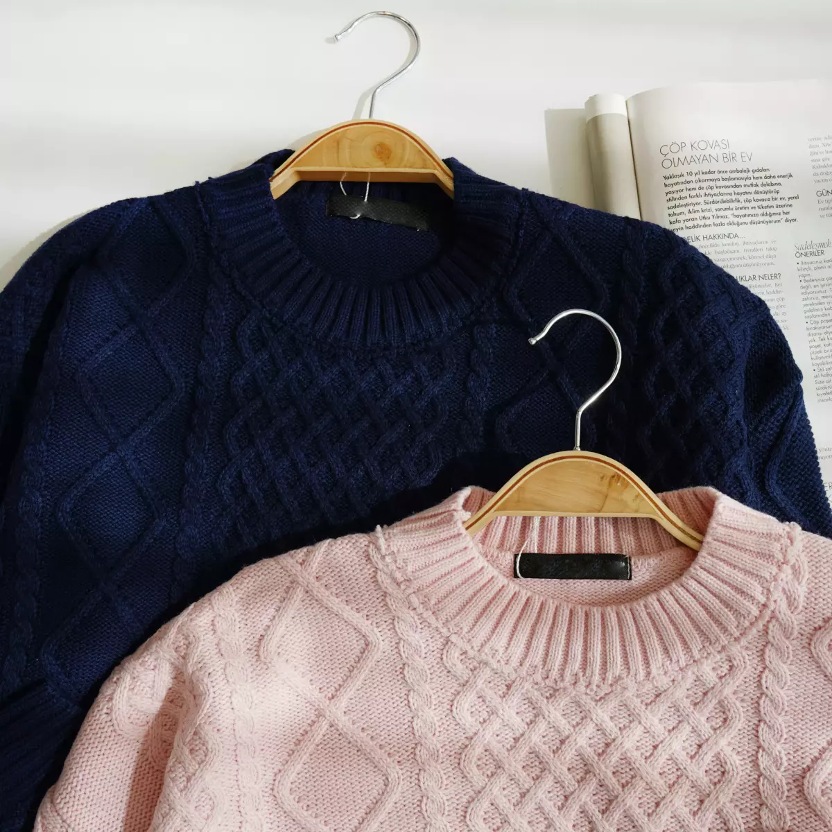 پلیور بافت طرحدار 1004685