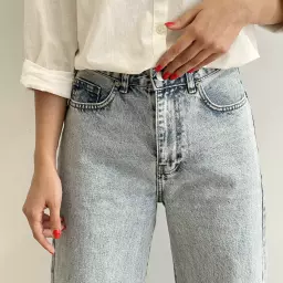 شلوار جین فول بگ 1004397