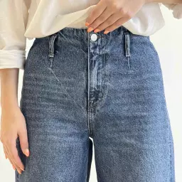 شلوار جین واید لگ 1004527
