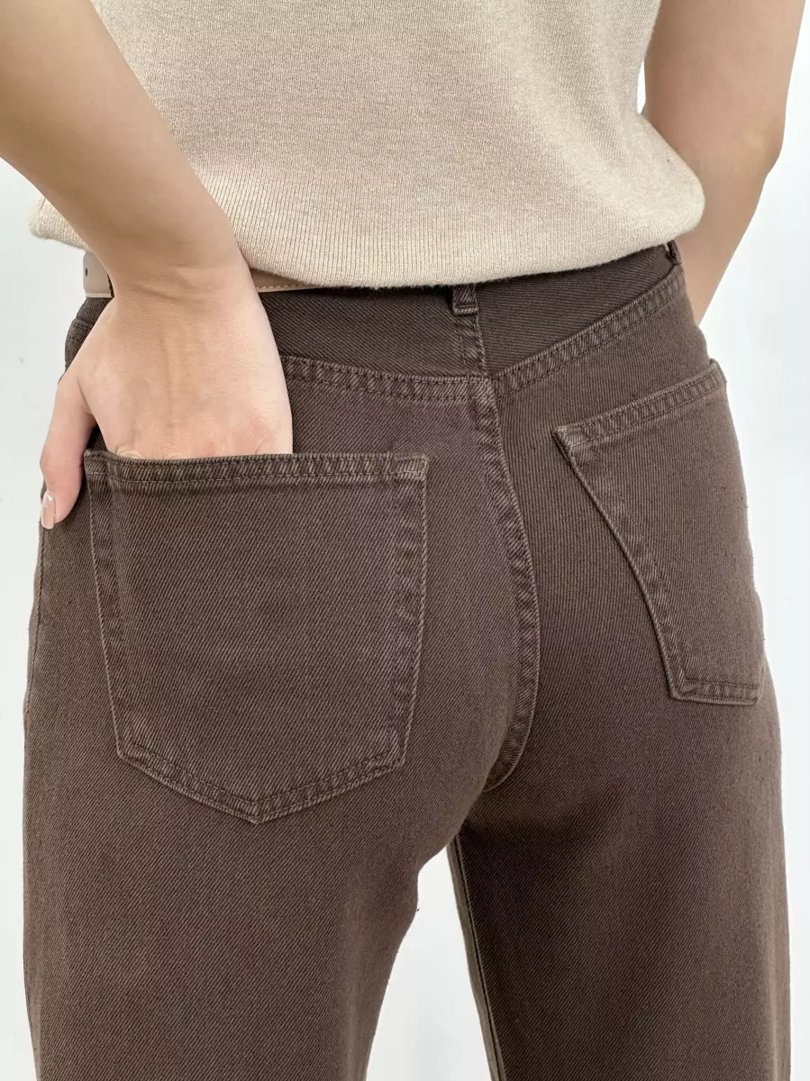 شلوار جین نیم بگ 1008109