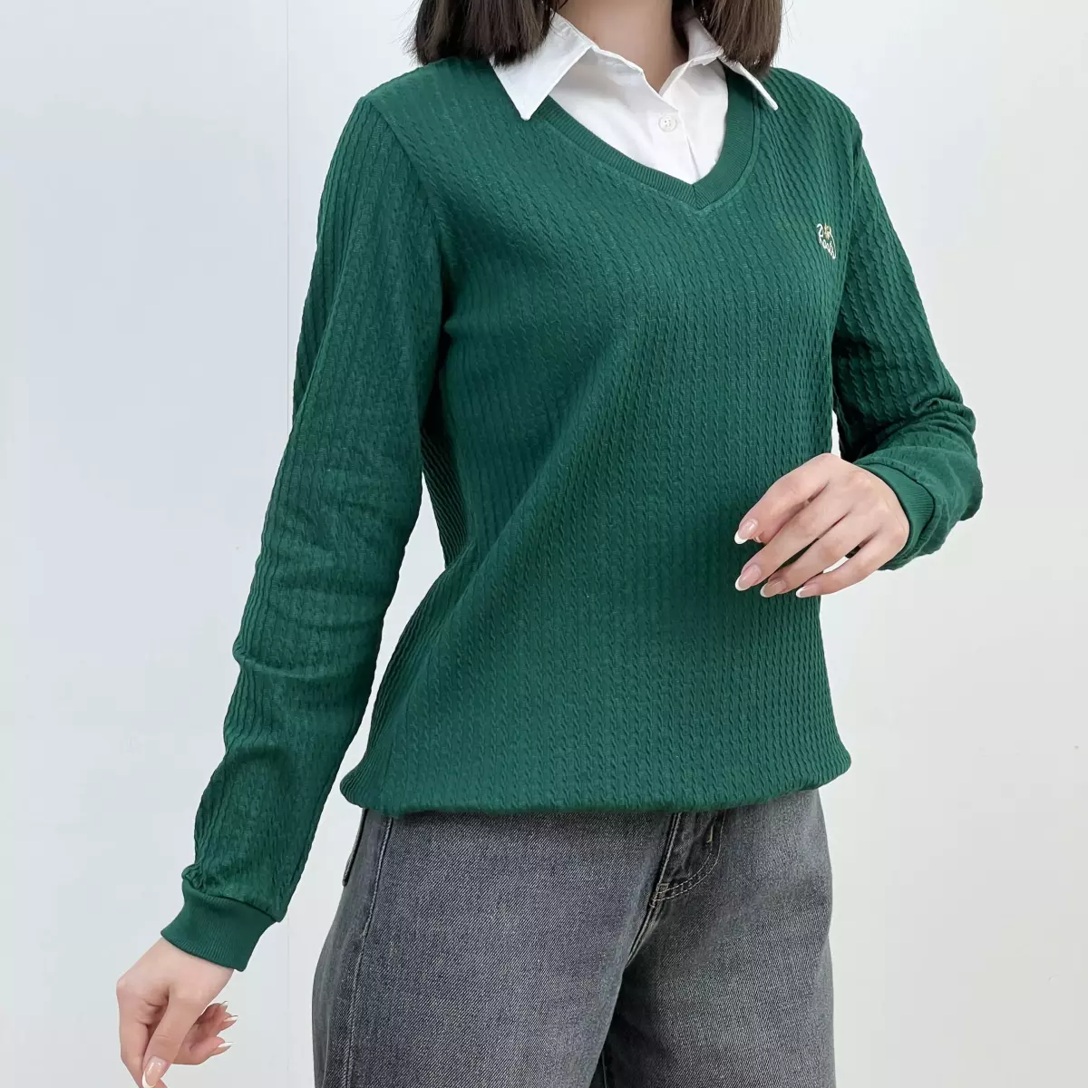 بلوز یقه نساجی 1008123