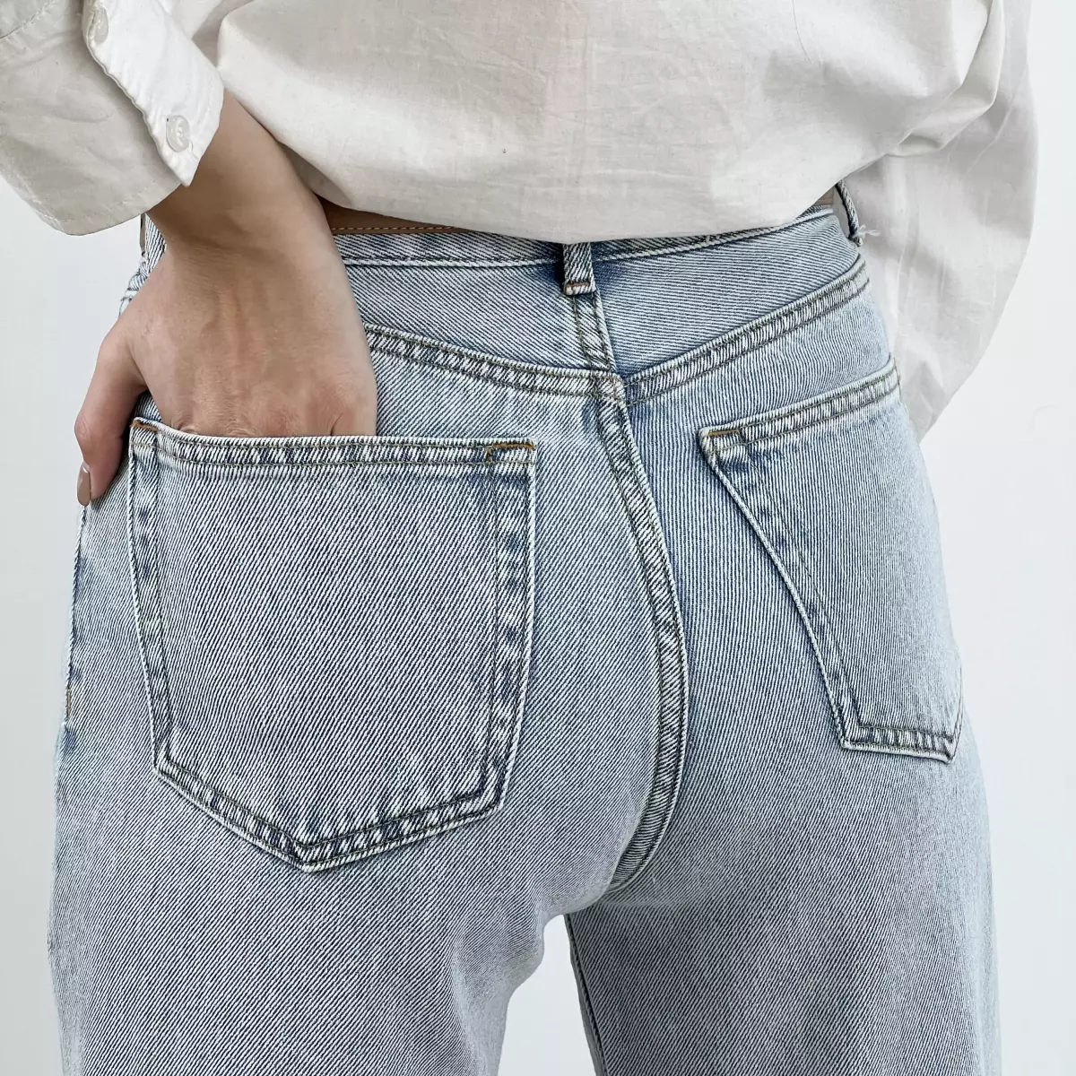 شلوارجین نیم بگ 1008171