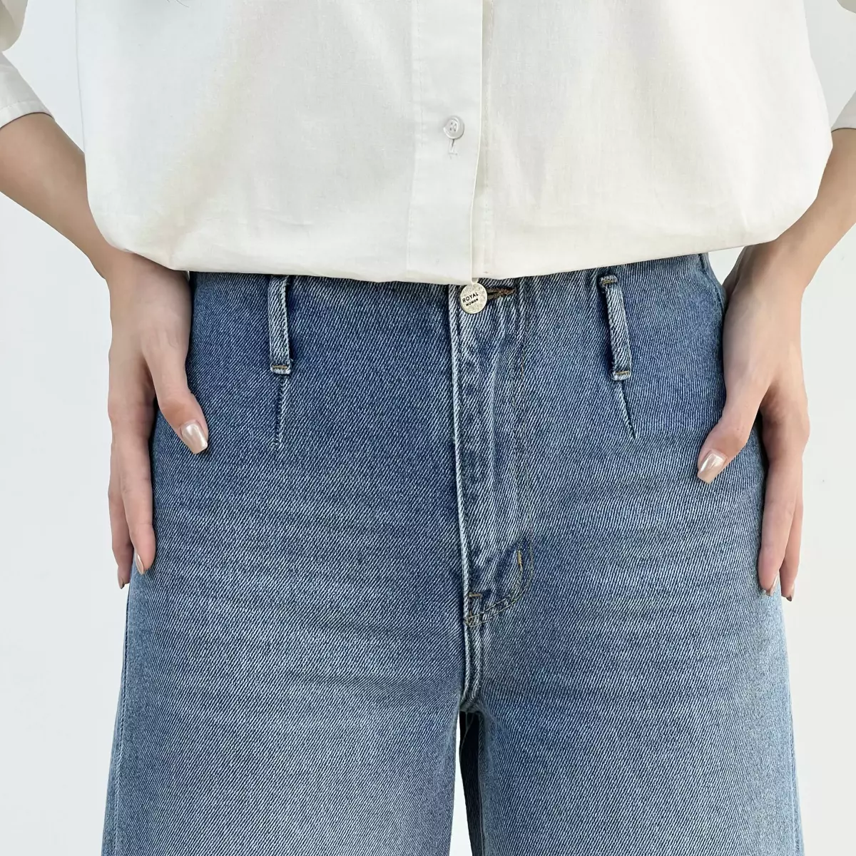 شلوار جین واید لگ 1008174