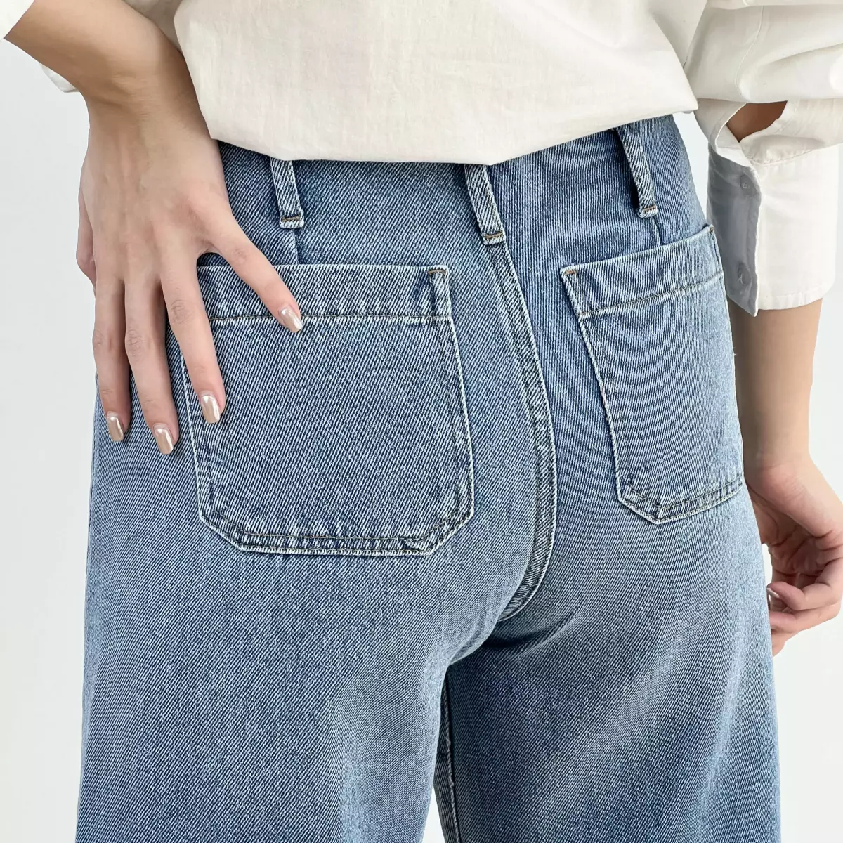 شلوار جین واید لگ 1008174