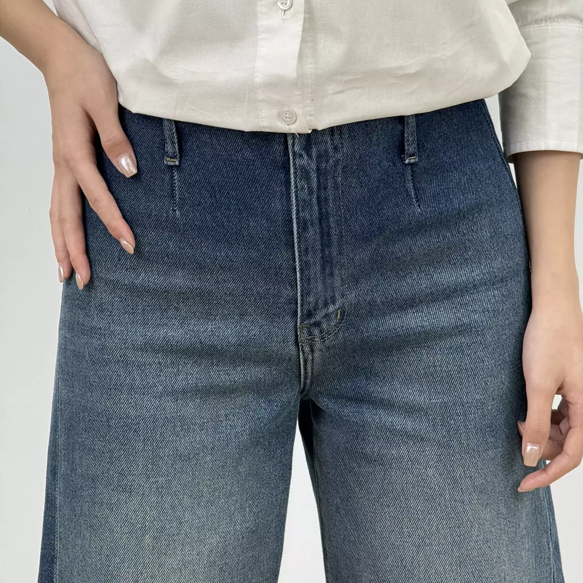 شلوار جین واید لگ 1008183