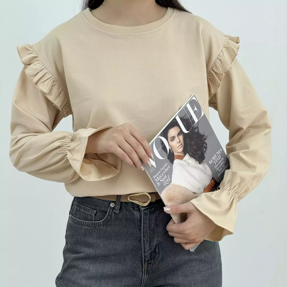 بلوز چین دار 1007282