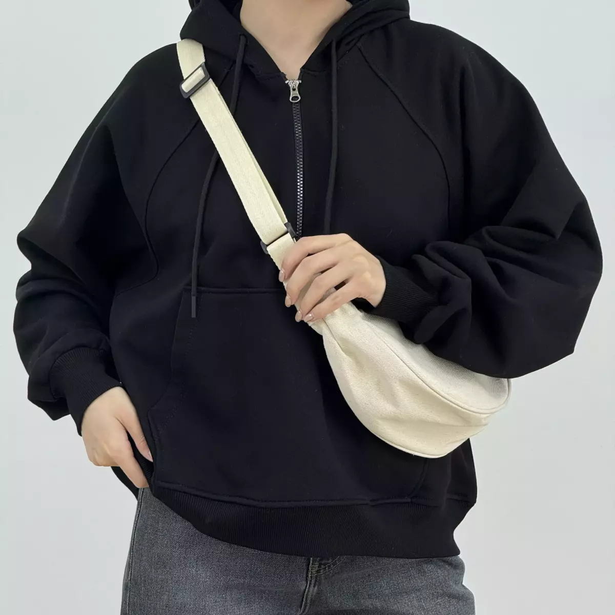 هودی نیم زیپ 1007843