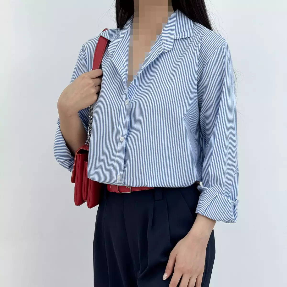 شومیز راه راه 1001455