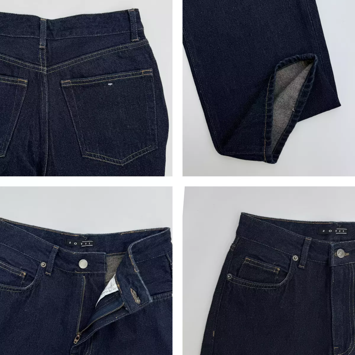 شلوار جین نیم بگ 1008256