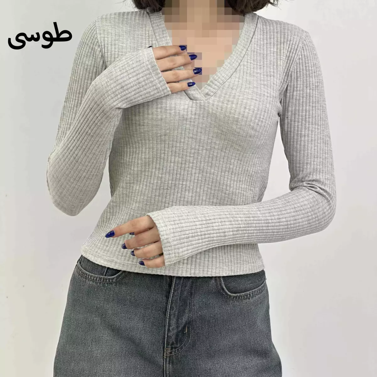 بلوز بافت کبریتی 1008305