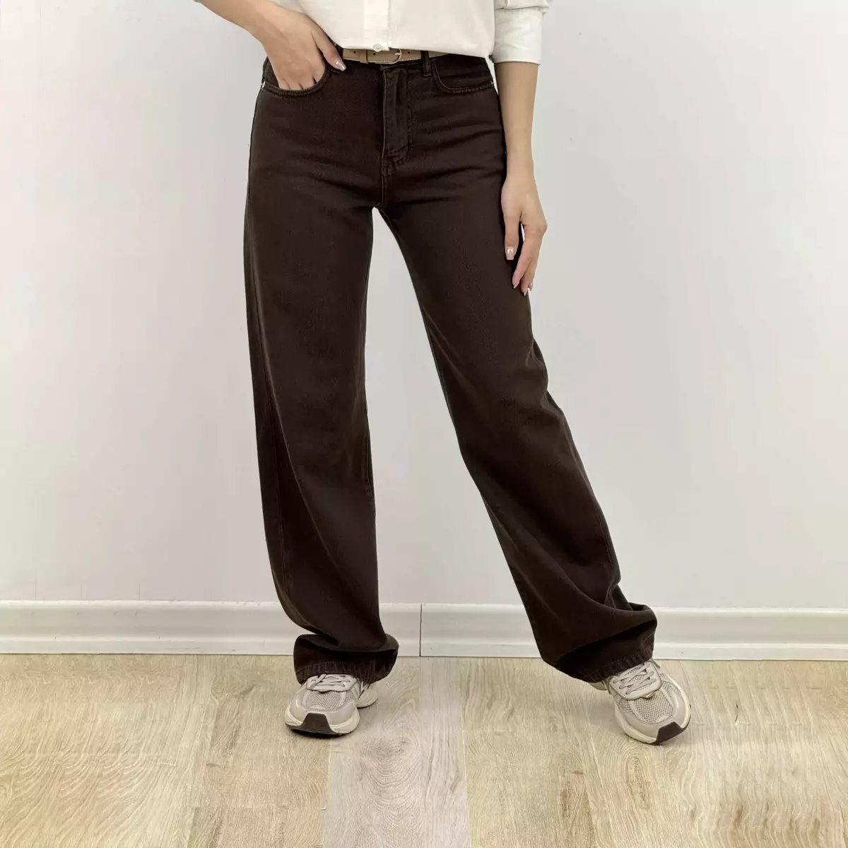 شلوار جین نیم بگ 1008264