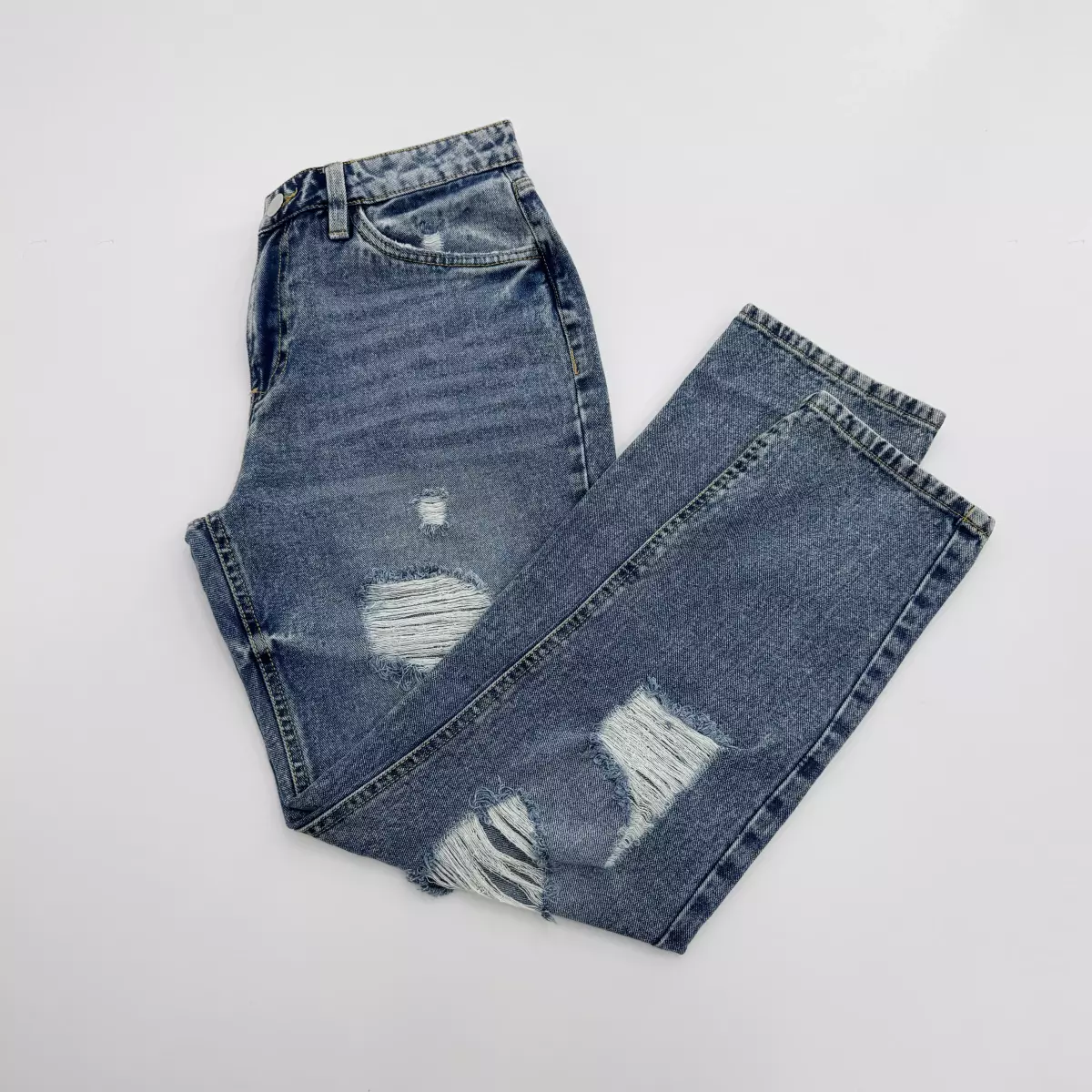 شلوار جین مام فیت 1008338