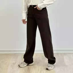 شلوار جین نیم بگ 1008160