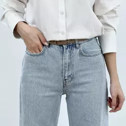 شلوارجین نیم بگ 1008171