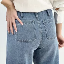 شلوار جین واید لگ 1008174