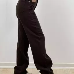 شلوار جین نیم بگ 1008180