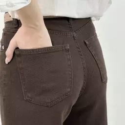 شلوار جین نیم بگ 1008252