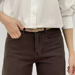 شلوار جین نیم بگ 1008264