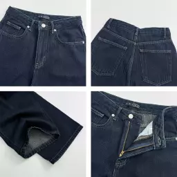 شلوار جین نیم بگ 1008233