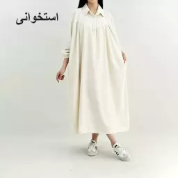 پیراهن زنانه جلو چین