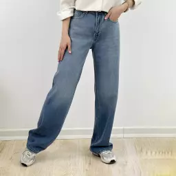 شلوار جین نیم بگ 1008213