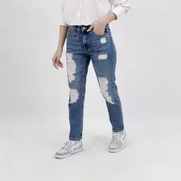 شلوار جین مام فیت 1008336