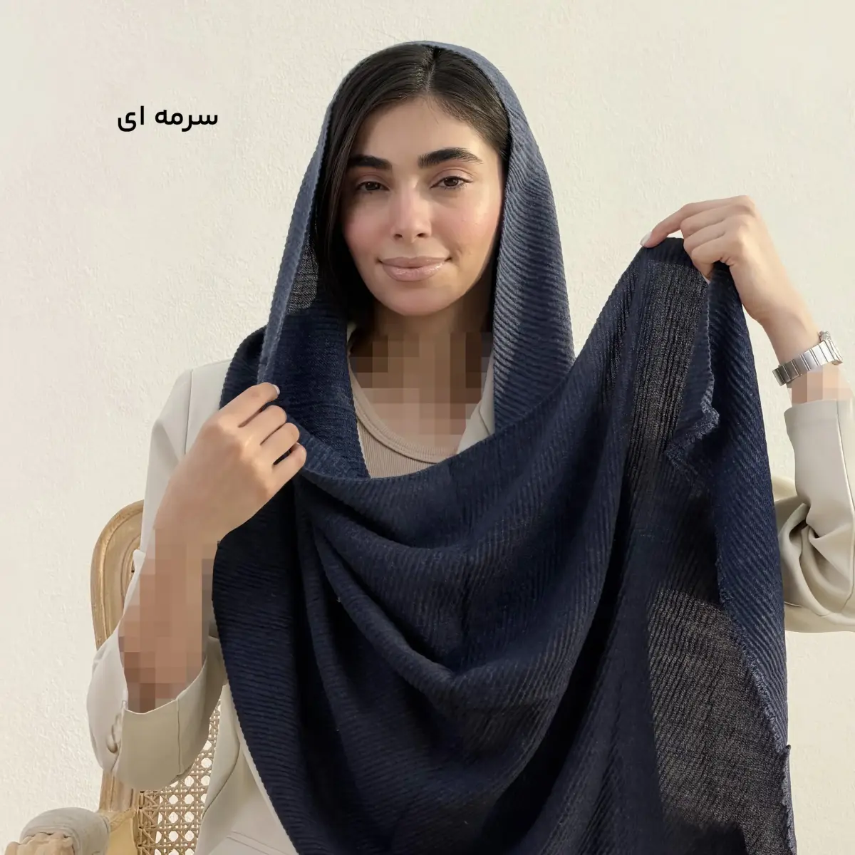 شال زنانه موهر امواج | آی بولک