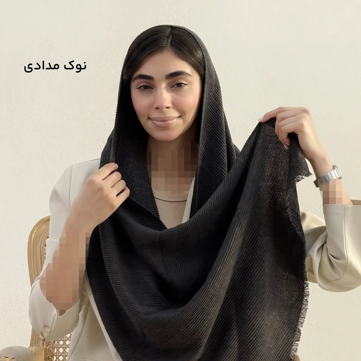 شال زنانه موهر امواج | آی بولک