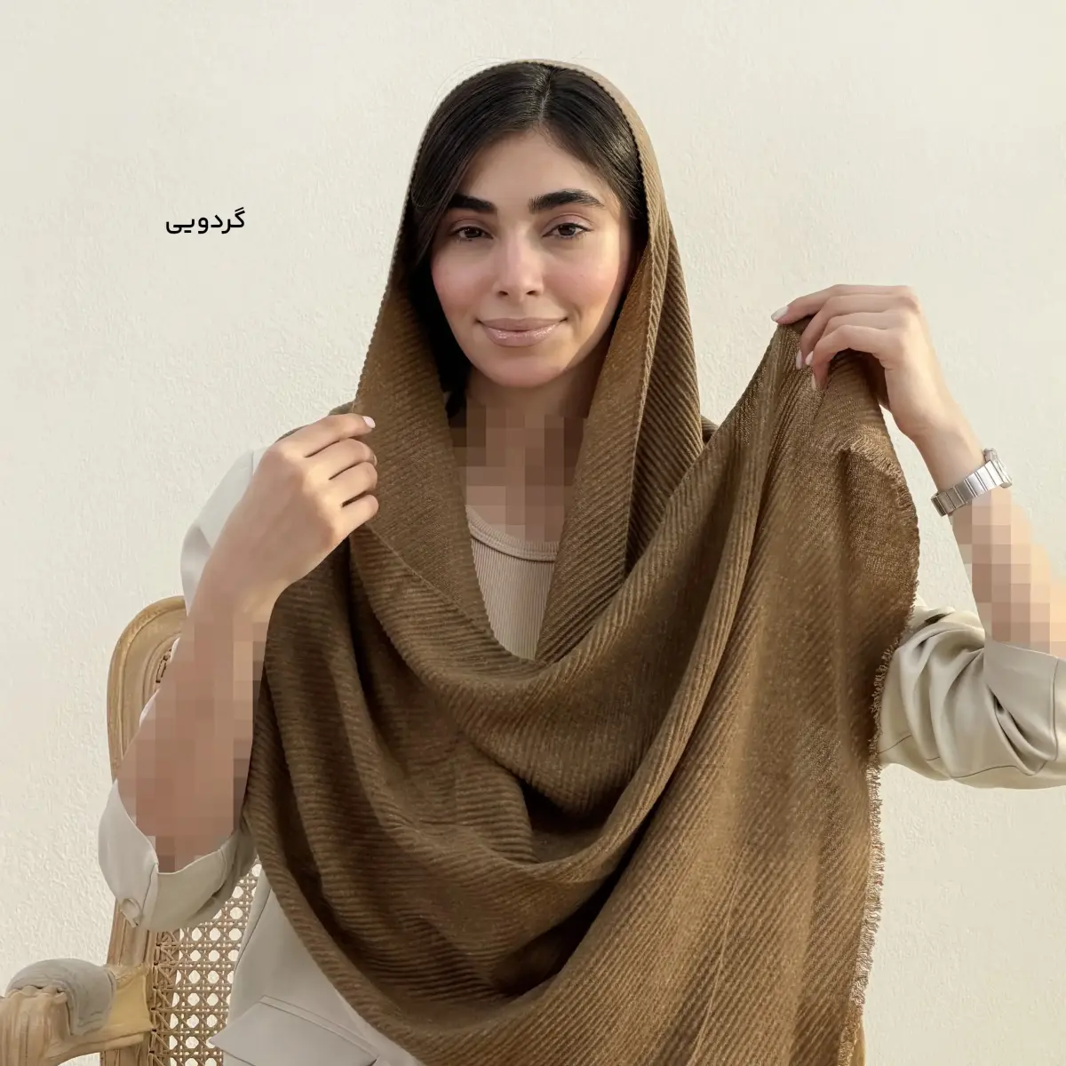 شال زنانه موهر امواج | آی بولک