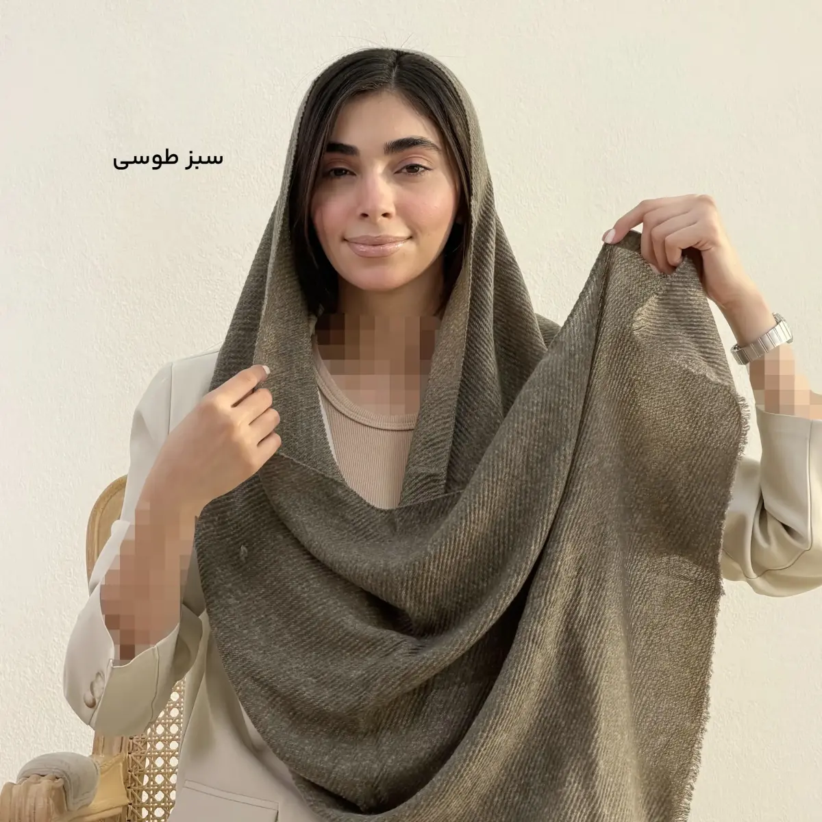 شال زنانه موهر امواج | آی بولک