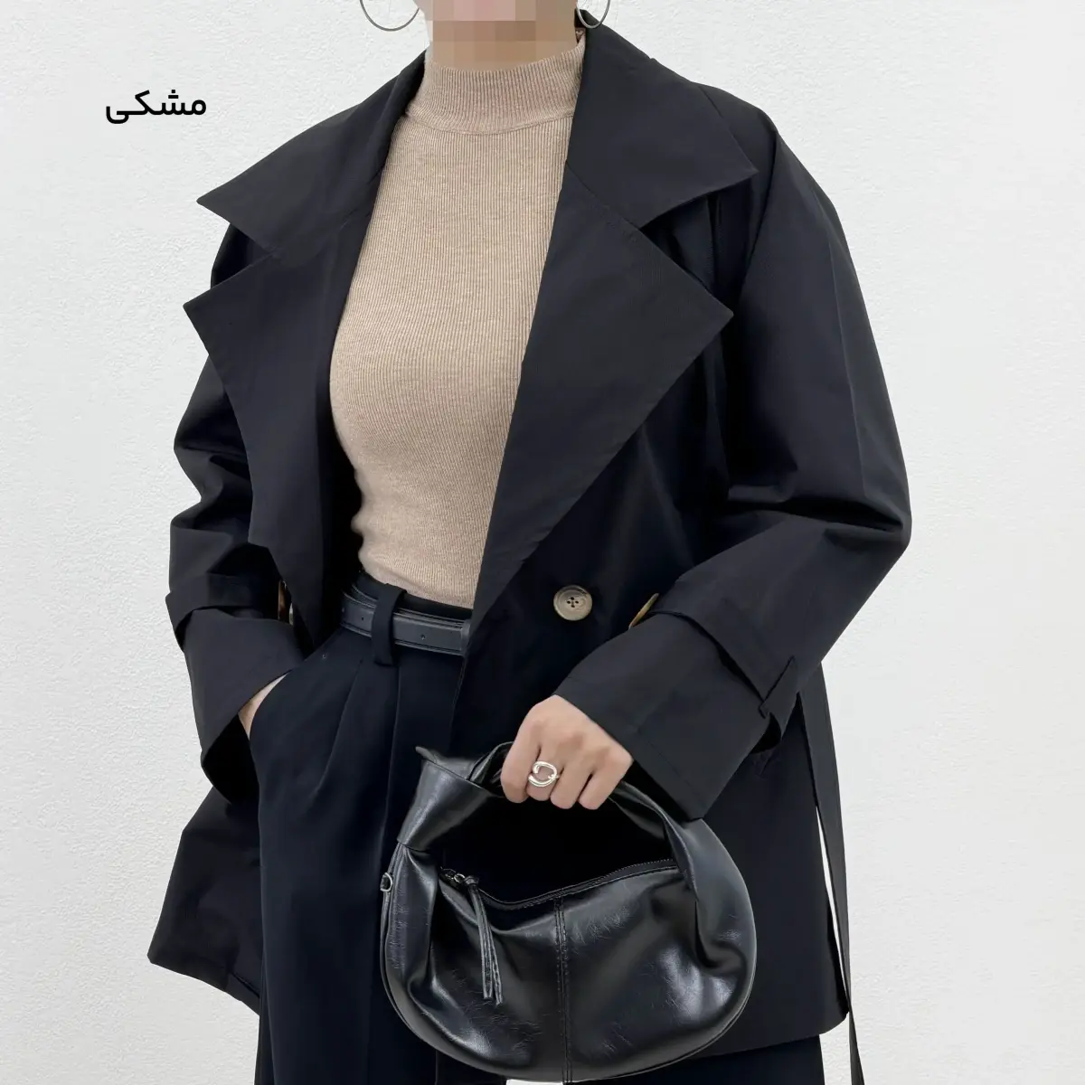 ترنچ کت زنانه کتان زارا | آی بولک
