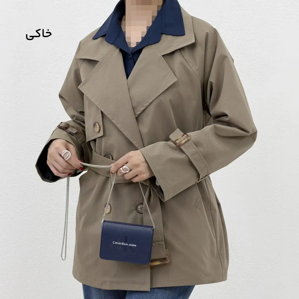 ترنچ کت زنانه کتان زارا | آی بولک