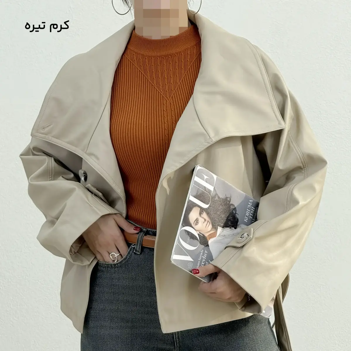 کت چرم کوتاه زنانه سونیا | آی بولک