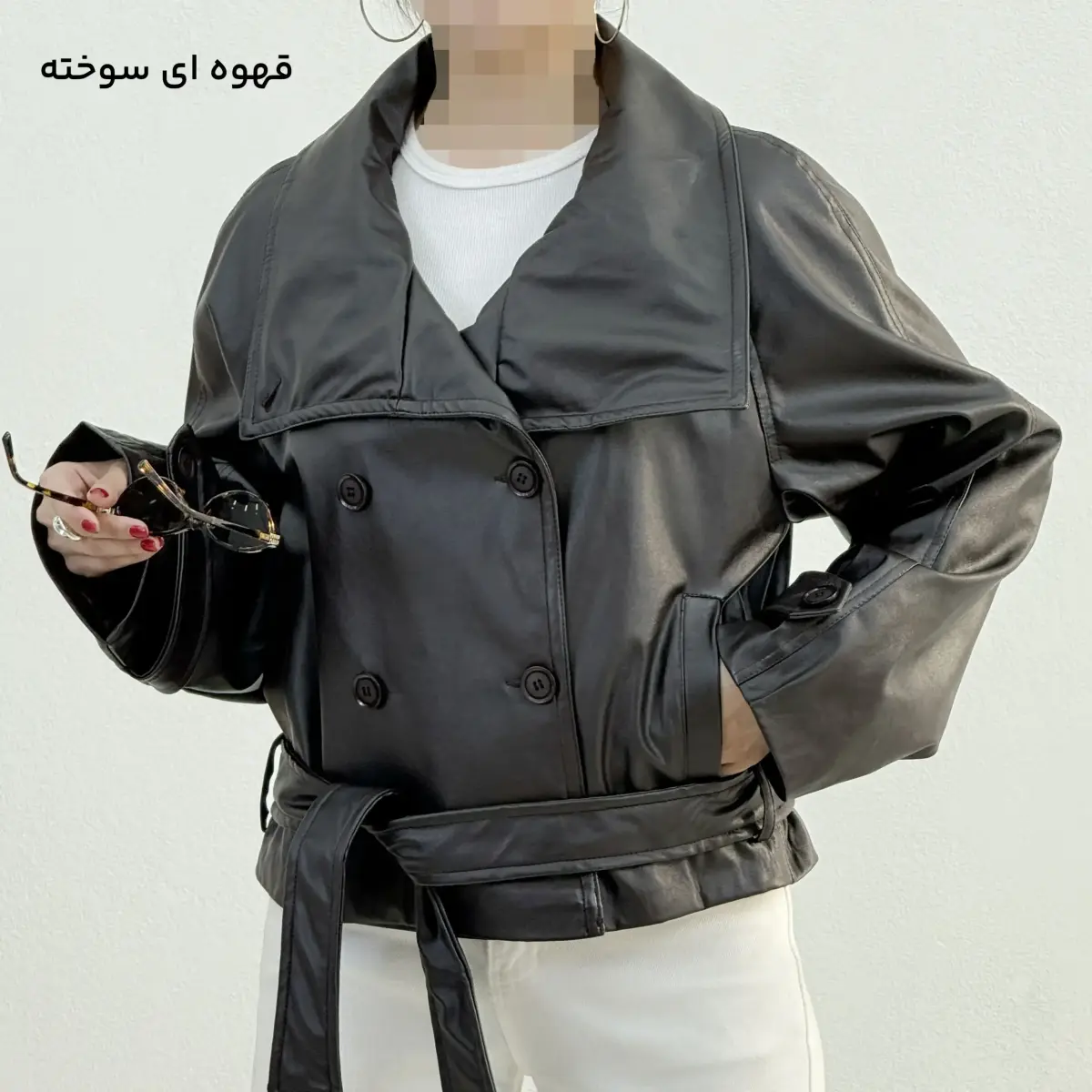کت چرم کوتاه زنانه سونیا | آی بولک