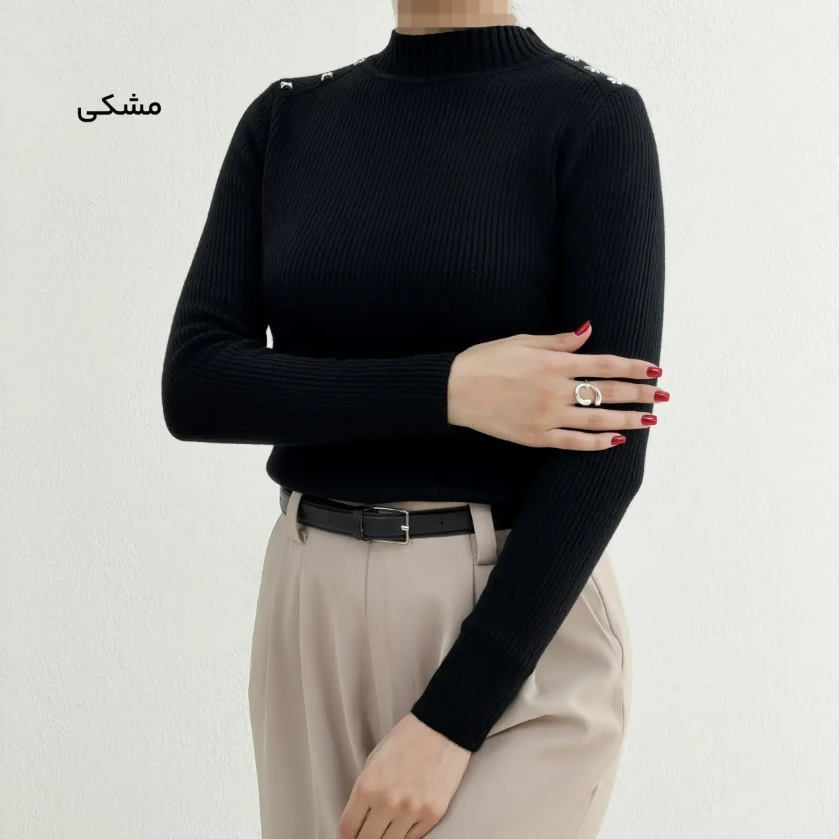 بلوز بافت زنانه داخل خز | آی بولک