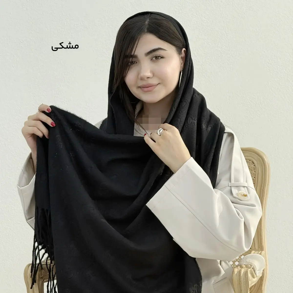 شال زنانه موهر طرح گوچی | آی بولک