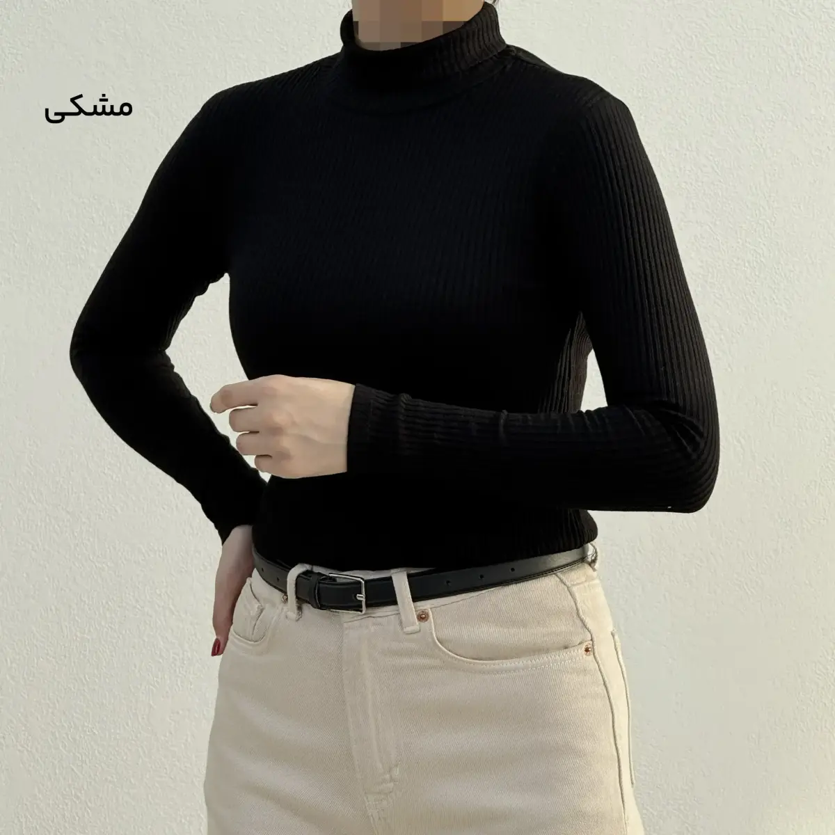 بلوز زنانه یقه اسکی کرکره ای | آی بولک