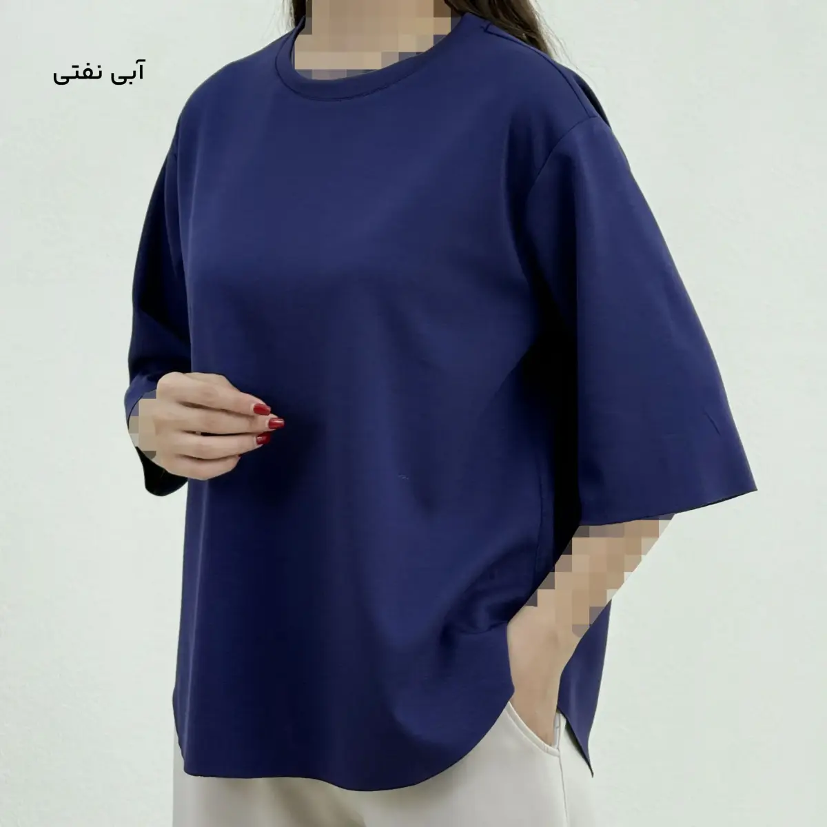 بلوز زنانه یقه گرد اویشو | آی بولک