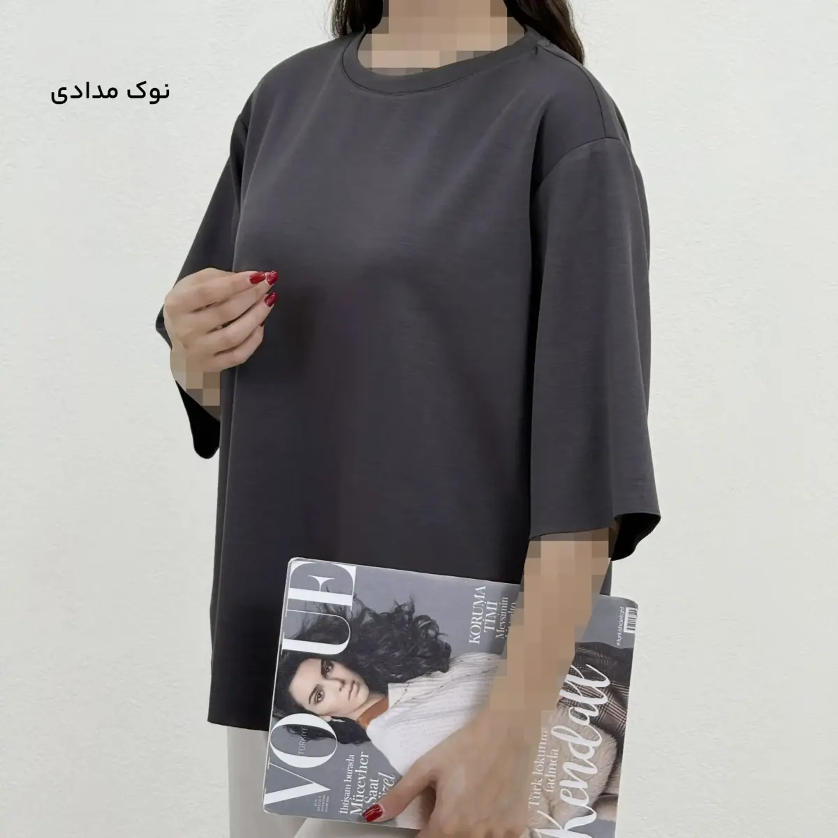 بلوز زنانه یقه گرد اویشو | آی بولک