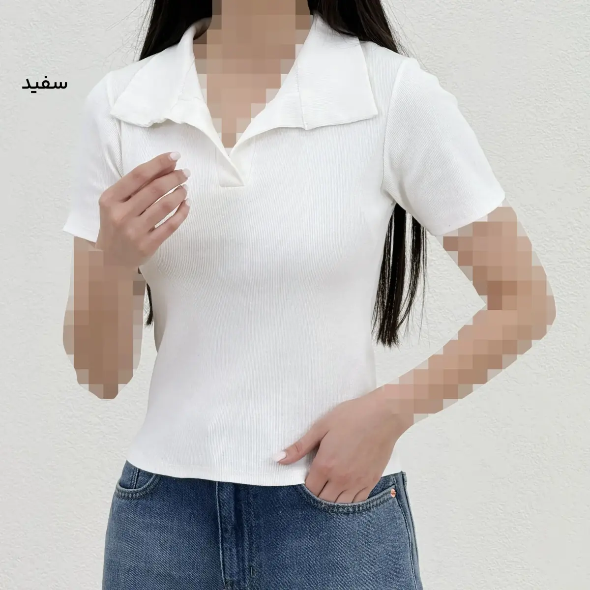 پولوشرت زنانه کبریتی رنگی | آی بولک
