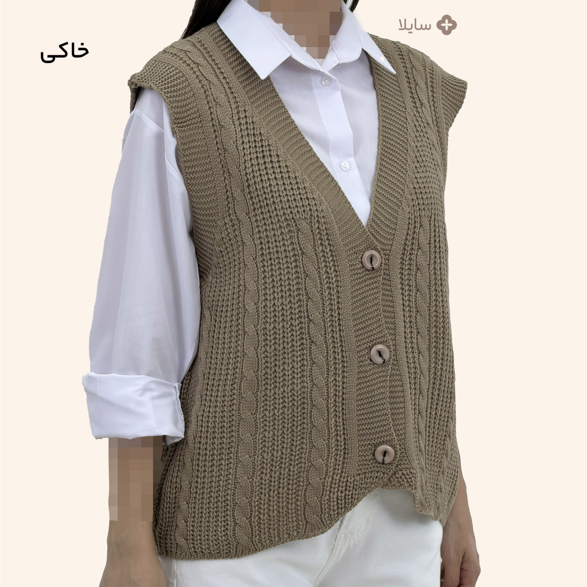 ژیله بافت زنانه طرح پیچ | سایلا