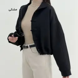 بامبرجکت زنانه مدل دکمه گره | آی بولک