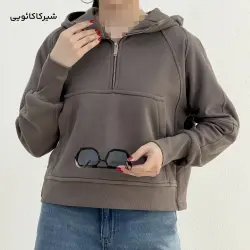 هودی زنانه نیم زیپ تو کرک | آی بولک