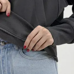 هودی زنانه نیم زیپ تو کرک | آی بولک