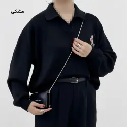 پلیور بافت زنانه پولو | آی بولک