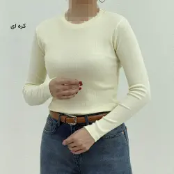بلوز زنانه کبریتی یقه گرد | آی بولک
