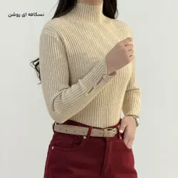 بلوز بافت زنانه یقه ایستاده | آی بولک