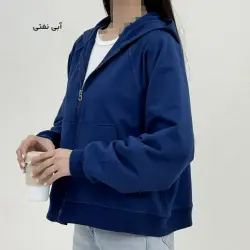 سویشرت زنانه جلو زیپ تو کرک | آی بولک